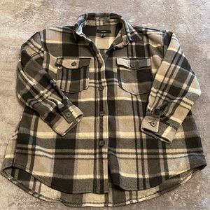 Forever 21 Plaid Long Sleeved Shirt Top